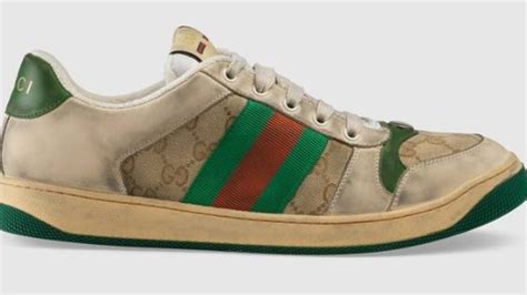 gucci shoes made to look dirty|dirty expensive sneakers.